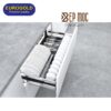 Giá bát đĩa inox hộp gắn cánh EU132750 Eurogold 1