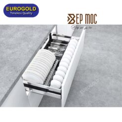 Giá bát đĩa inox hộp gắn cánh EU132750 Eurogold 1