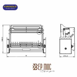 Giá bát nâng hạ EUI304170 Eurogold nan dẹt 2