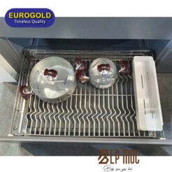 Giá xoong nồi bát đĩa đa năng nan Oval EPV6060F Eurogold
