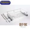 Giá xoong nồi bát đĩa inox 304 nan tròn EG30490 Eurogold 1