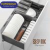 Giá xoong nồi bát đĩa nhôm màu ghi EUM6190G Eurogold 1