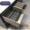 Giá xoong nồi bát đĩa nhôm màu trắng EUM6080 Eurogold 1