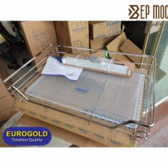 Giá xoong nồi inox 304 gắn cánh âm tủ EP60B Eurogold 2