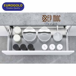 Giá xoong nồi inox hộp 2 lớp đáy gắn cánh EU130900 Eurogold 2