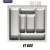 Khay chia thìa dĩa nhựa cao cấp ET600 Eurogold 1