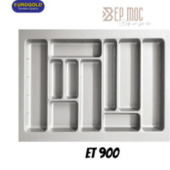 Khay chia thìa dĩa nhựa cao cấp ET900 Eurogold 1