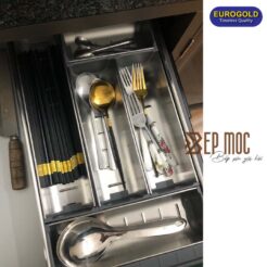 Khay chia thìa nĩa inox 304 E0645A Eurogold 2