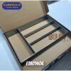 Khay chia thìa nĩa nhôm phay xước ETA014060 Eurogold 1