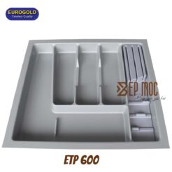 Khay chia thìa nĩa nhựa cao cấp ETP600 Eurogold 1