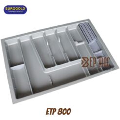 Khay chia thìa nĩa nhựa cao cấp ETP800 Eurogold 1