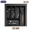 Khay chia thìa nĩa nhựa vân Carbon ETC500 Eurogold 1