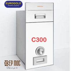Thùng gạo mặt gương trắng sữa C300 Eurogold 1
