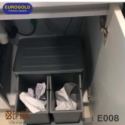 Thùng rác âm tủ cao cấp E008 Eurogold 2