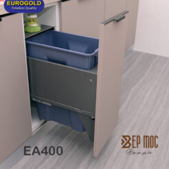 Thùng rác âm tủ EA400 Eurogold 1