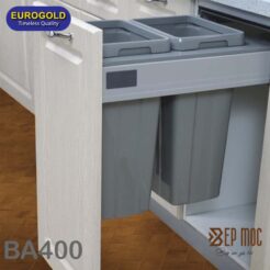 Thùng rác âm tủ giảm chấn cao cấp BA400 Eurogold 3