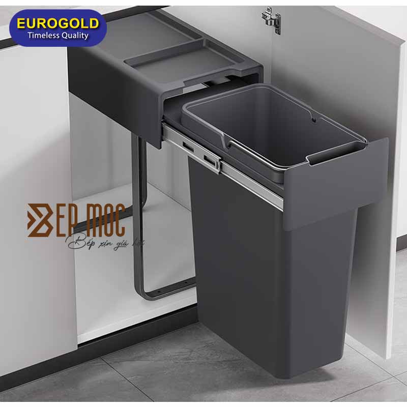 Thùng rác gắn cánh giảm chấn BR300 Eurogold 2