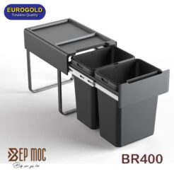 Thùng rác gắn cánh giảm chấn BR400 Eurogold 1
