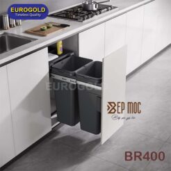 Thùng rác gắn cánh giảm chấn BR400 Eurogold 2