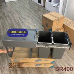Thùng rác gắn cánh giảm chấn BR400 Eurogold 3