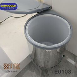 Thùng rác tròn gắn cánh E0103 Eurogold 1