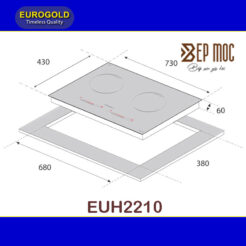 Bếp điện từ đôi EUH2210 Eurogold 3