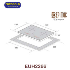 Bếp từ đôi EUH2266 Eurogold 3