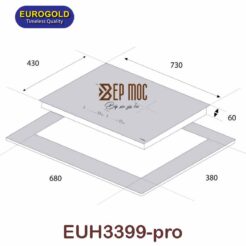 Bếp từ đôi EUH3399Pro Eurogold 3