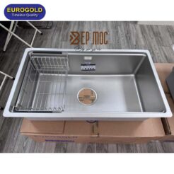 Chậu rửa bát 1 hố chống xước EUC17643EB Eurogold 1
