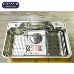 Chậu rửa bát 1 hố chống xước EUC87848EB Eurogold 1