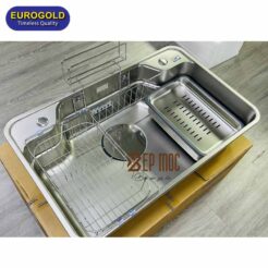Chậu rửa bát 1 hố chống xước EUC87848EB Eurogold 2