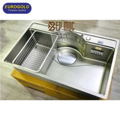 Chậu rửa bát 1 hố chống xước EUD37848 Eurogold 1
