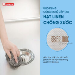 Chậu rửa bát 1 hố chống xước Konox KN6044SU Dekor 4