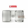 Chậu rửa bát 1 hố chống xước Konox KN8146SU Dekor 1