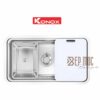 Chậu rửa bát 1 hố chống xước Konox KN8347SU Dekor 1