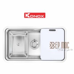 Chậu rửa bát 1 hố chống xước Konox KN8347SU Dekor 1