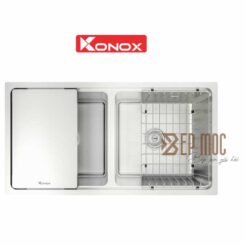 Chậu Rửa Bát 2 hố chống xước Konox KN8646DU Dekor 1