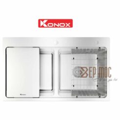 Chậu Rửa Bát 2 hố chống xước Konox KN8651TD Dekor 1
