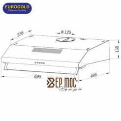 Máy hút mùi âm tủ EUH04170 Eurogold 2