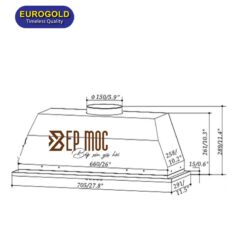Máy hút mùi âm tủ EUH1070A Eurogold 3