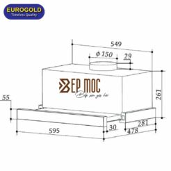 Máy hút mùi EUH01160 Eurogold 2