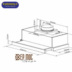 Máy hút mùi EUH01160PRO Eurogold 2