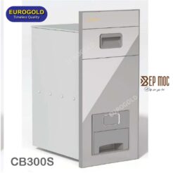 Thùng gạo mặt gương nút nhấn màu bạc CB300S Eurogold 1