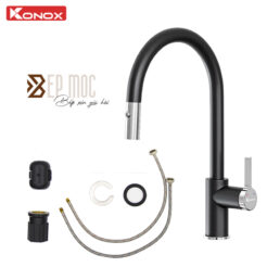 Vòi rửa bát dây rút Alto Black 1