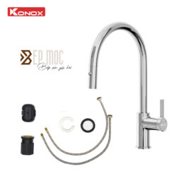 Vòi rửa bát dây rút Alto Chrome 2