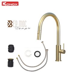 Vòi rửa bát dây rút Venice Gold 2