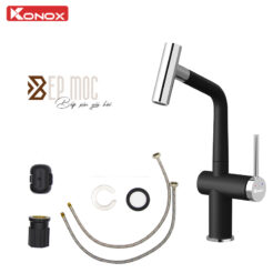 Vòi rửa bát dây rút Volta Black 2