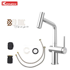 Vòi rửa bát dây rút Volta Chrome 2