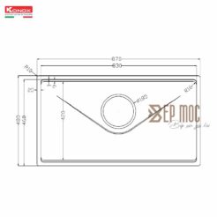 Chậu rửa bát chống xước phong cách Nhật TARI 8748SR 3