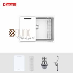 Chậu rửa bát phong cách Nhật bề mặt mịn Tari 6448SM 2